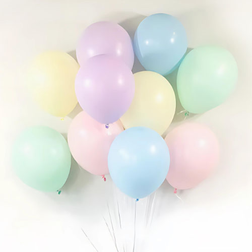 Assortment Pastel Macaron Helium Latex Balloon